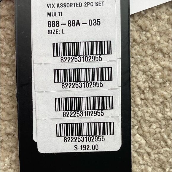 NWT VIX Paula Hermanny orange asymmetrical bikini top Size L - Picture 5 of 7